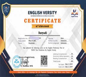 TOEFL EV